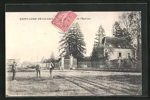 AK Saint-Loup-de-la-Salle, Ortspartie