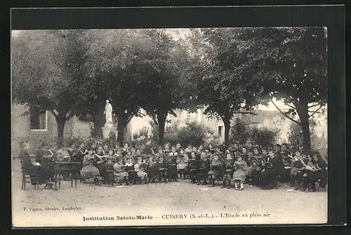 AK Cuisery, L`Etude en plein air