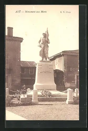 AK Azé, Monument aux Morts