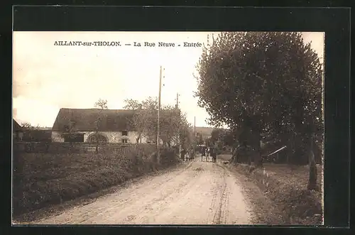 AK Aillant-sur-Tholon, La Rue Neuve