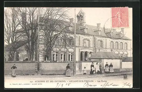 AK Aillant-sur-Tholon, Les Écoles