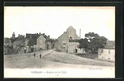 AK Vezelay, Entrée de la Ville