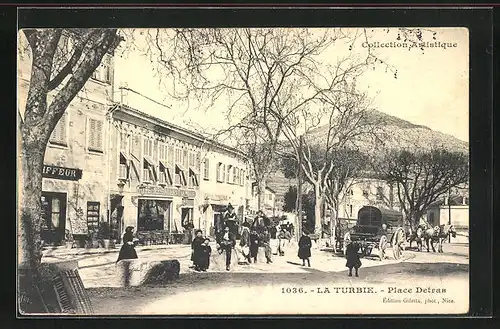 AK La Turbie, Place Detras