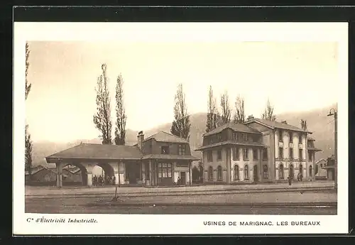 AK Marignac, Cie d`Électricité Industrielle, Usines, Les Bureaux