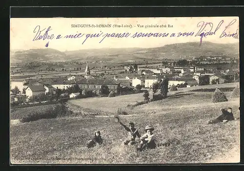 AK Staugues-St-Romain, Vue générale côté Est