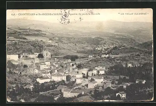 AK St-Arcons-d`Allier, Perspective du pic de la Durande