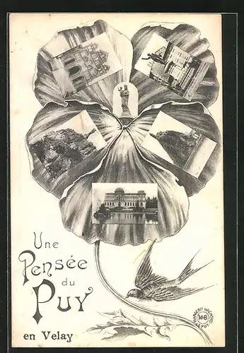 AK Le Puy-en-Velay, Denkmal, Schloss