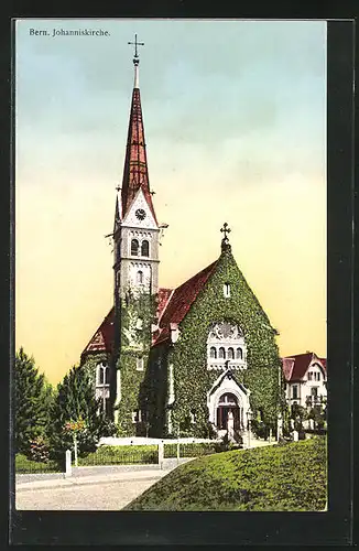 AK Bern, Blick auf die Johanniskirche