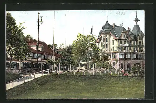 AK Bern, Hotel Pension Gurtenkulm mit Restaurant