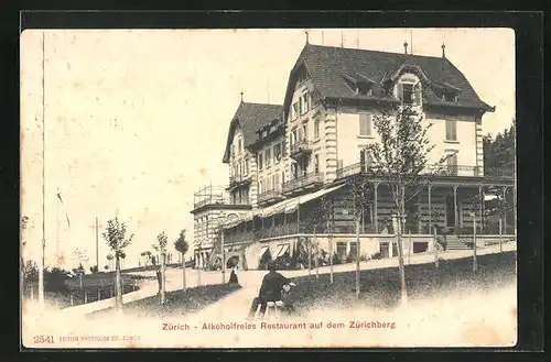 AK Zürich, Alkoholfreies Restaurant auf dem Zürichberg