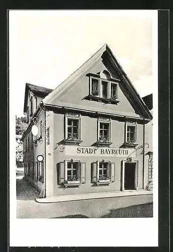 AK Bad Berneck, Gasthaus Zur Stadt Bayreuth