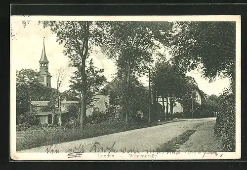 AK Lunden, Blick in die Westerstrasse