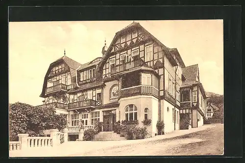 AK Wernigerode a. H., Park-Hotel Küster-Camp