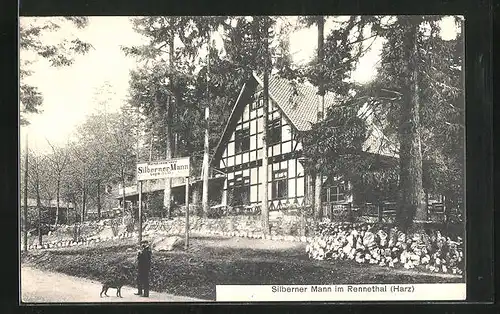 AK Wernigerode-Hasserode, Gasthaus Silberner Mann