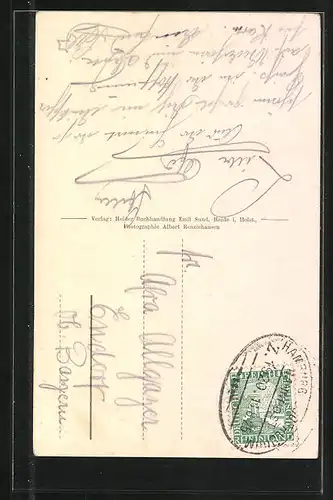 AK Heide / Holstein, Denkmal für die Gefallenen im Weltkrieg 1914 / 18