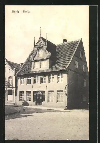 AK Heide / Holstein, Böttchernhaus in der Marktstrasse