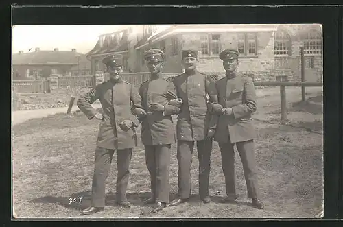 Foto-AK Hammelburg, 1914, Soldaten auf dem Truppenübungsplatz