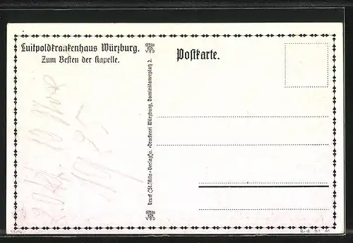 AK Würzburg, Kapelle des Luitpoldkrankenhauses