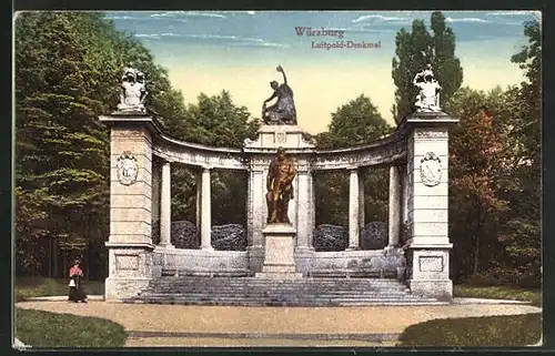 AK Würzburg, Luitpold-Denkmal