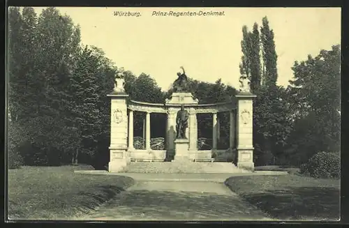 AK Würzburg, Prinz-Regenten-Denkmal