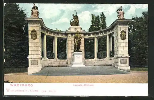 AK Würzburg, Luitpold-Denkmal