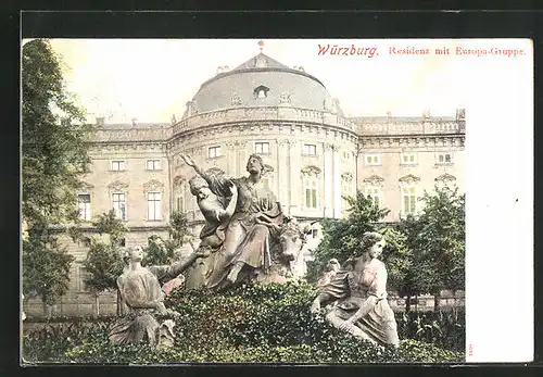 AK Würzburg, Europa-Gruppe vor der Residenz