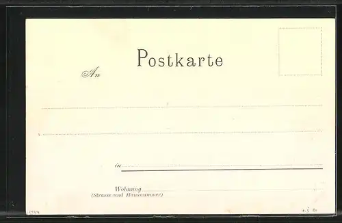 AK Würzburg, Gasthaus zum Falken