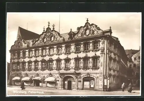 AK Würzburg, Partie am Falkenhaus