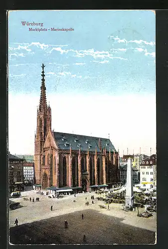 AK Würzburg, Marienkapelle am Marktplatz