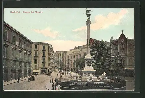 AK Napoli, Monumento in Piazza Martiri