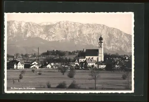 AK St. Georgen im Attergau, Panorama