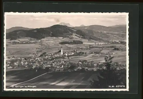 AK St. Georgen im Attergau, Panorama