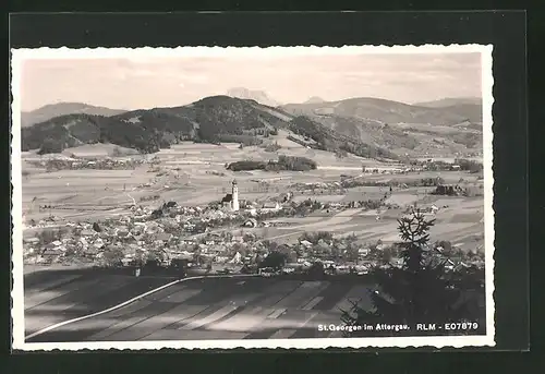 AK St. Georgen im Attergau, Panorama