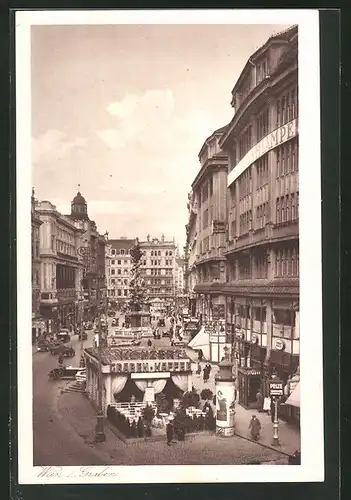 AK Wien, Graben mit Passanten