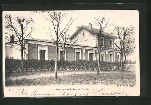 AK Bourg-la-Reine, la Gare