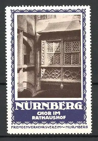 Reklamemarke Nürnberg, Chor im Rathaushof