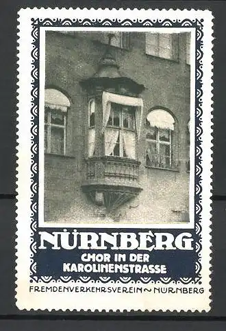 Reklamemarke Nürnberg, Chor in der Karolinenstrasse