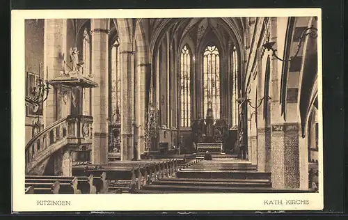 AK Kitzingen a. M., Inneres der Katholischen Kirche