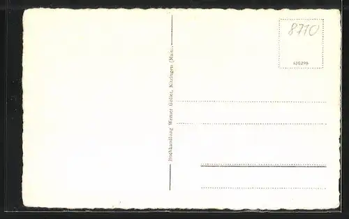 AK Kitzingen a. M., Partie an der Johanniskirche