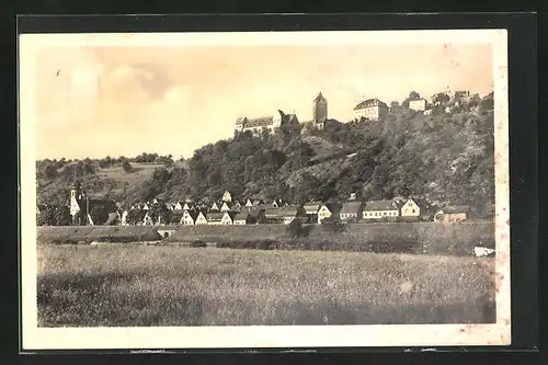AK Rothenfels am Main, die Burg über dem Ort
