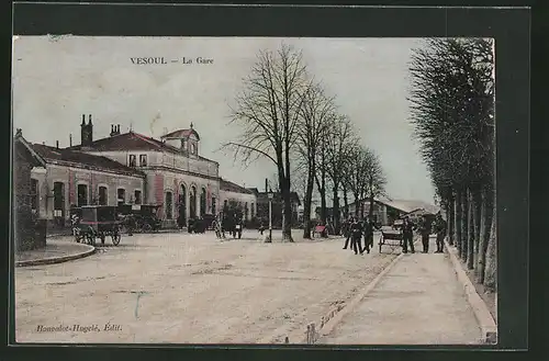 AK Vesoul, la Gare