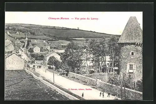 AK Chissey-en-Morvan, Vue prise du Larrey