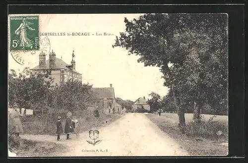 AK Égriselles-le-Bocage, les Bruns