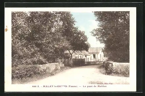 AK Malay-le-Grand, le pont de Maillot