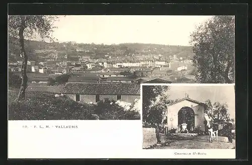 AK Vallauris, Chapelle Saint-Roch, Vue Générale