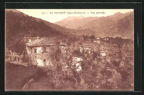 AK Le Figaret, Vue Générale