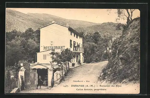 AK Duranus, Restaurant des Alpes