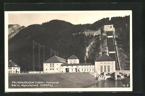 AK Urfeld, Partie am Walchenseekraftwerk
