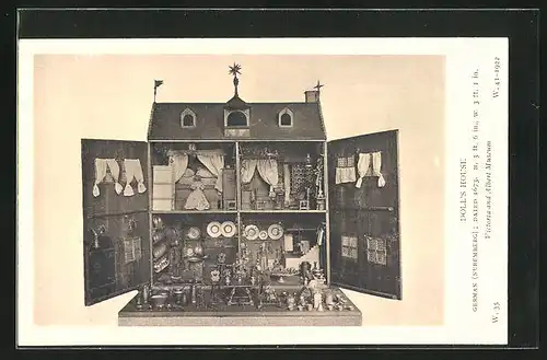AK London, Victoria and Alberts Museum, Doll`s House, Puppenhaus