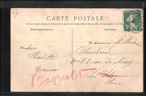 AK Outarville, La Gendarmerie, Berittene Gendarmen